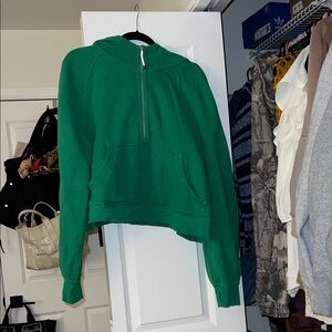 lululemon athletica oversized scuba half zip